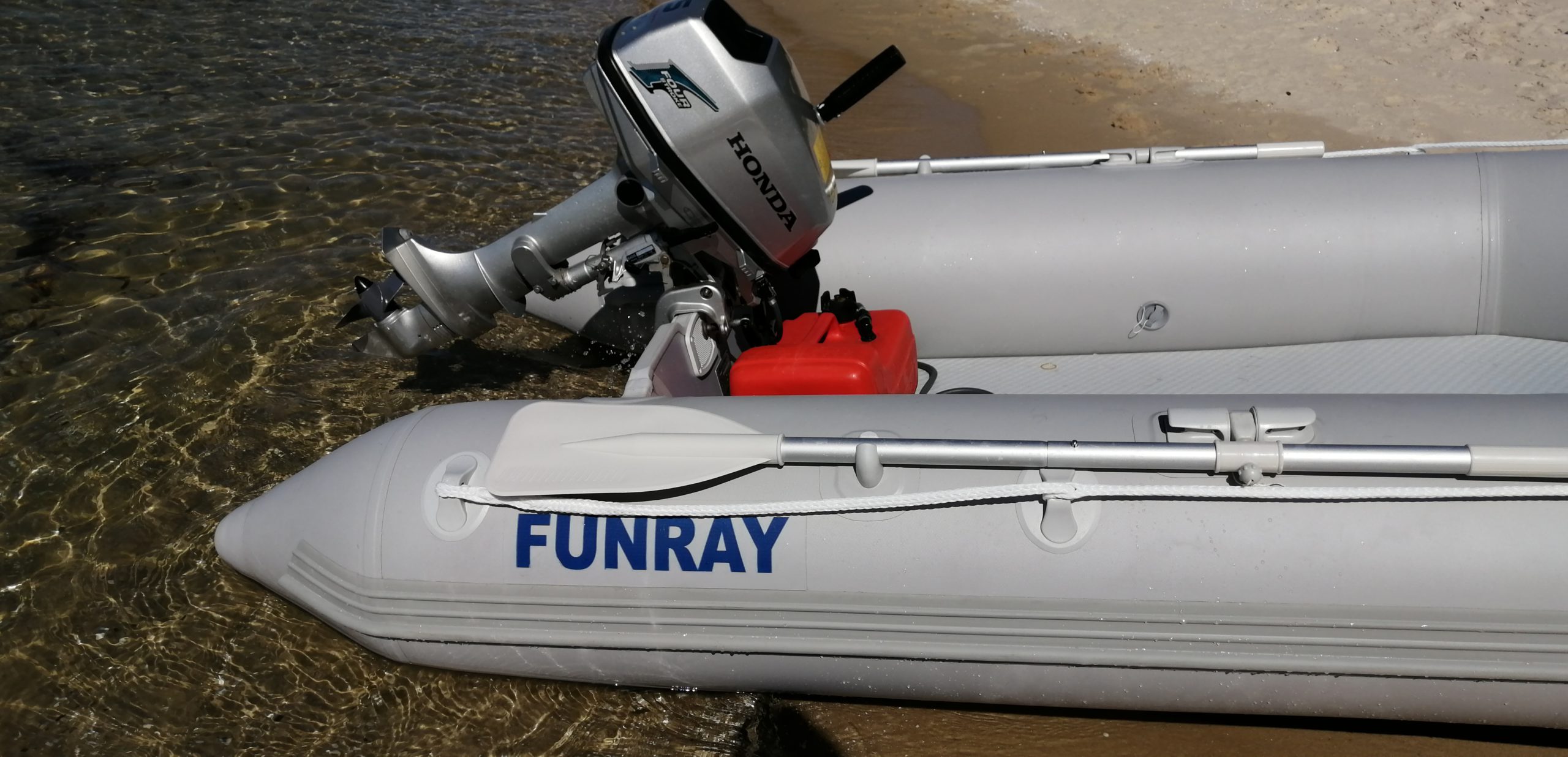 Funray inflatable dinghy yacht tender fishing diving