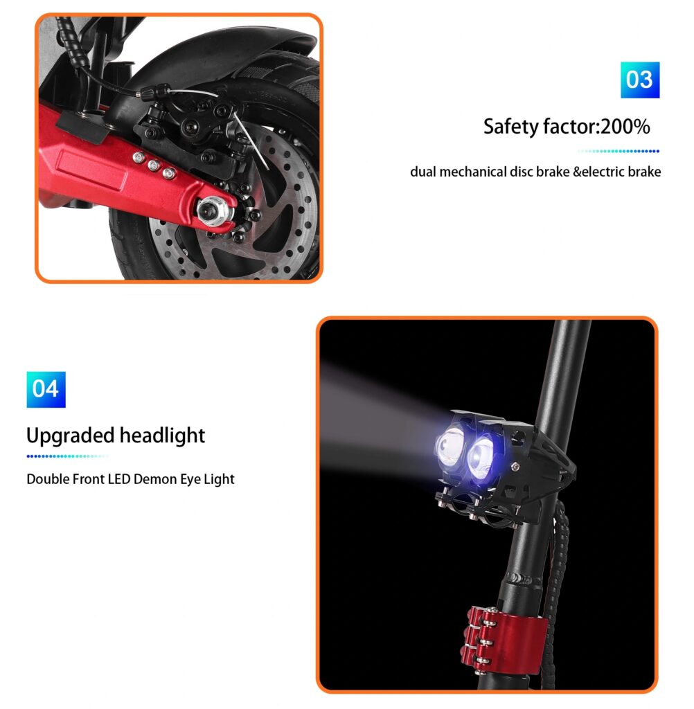 FUNRAY Electric Scooter H07 Safety