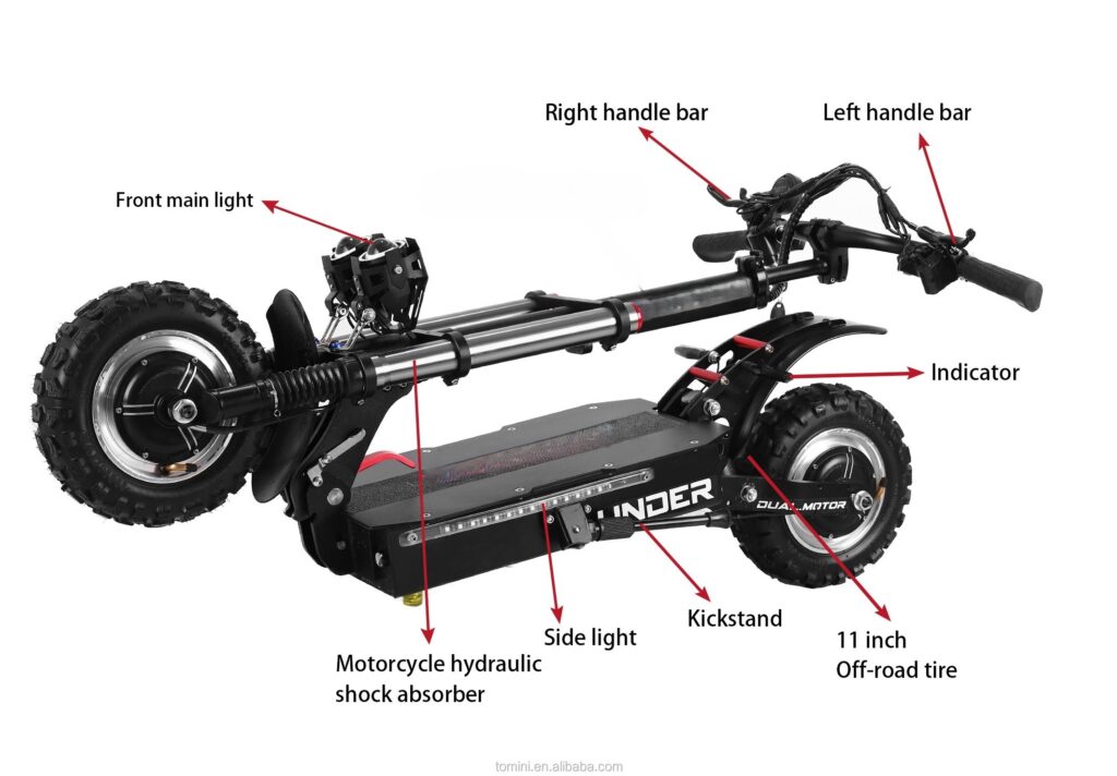 FUNRAY Electric Scooter H09 Folded