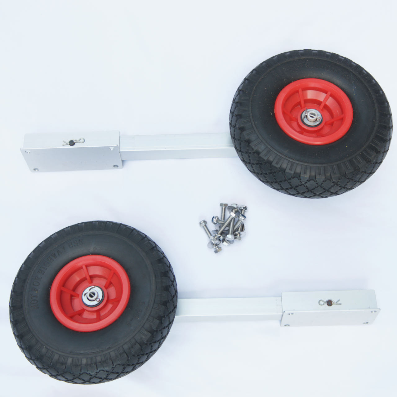 Boat launching wheels (heavy duty) components as sold