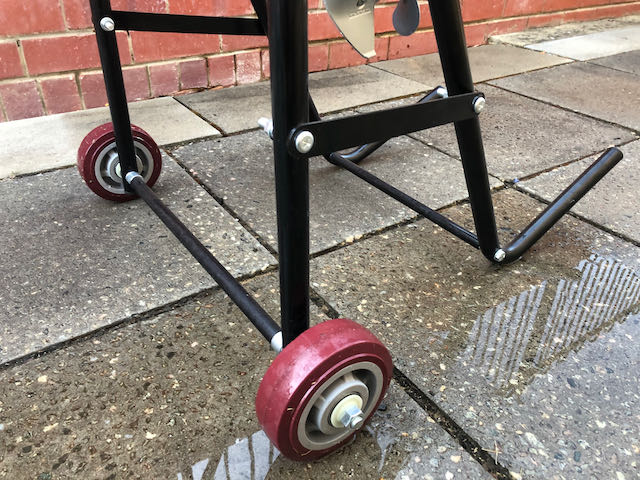 Base of outboard motor engine trolley (light duty)