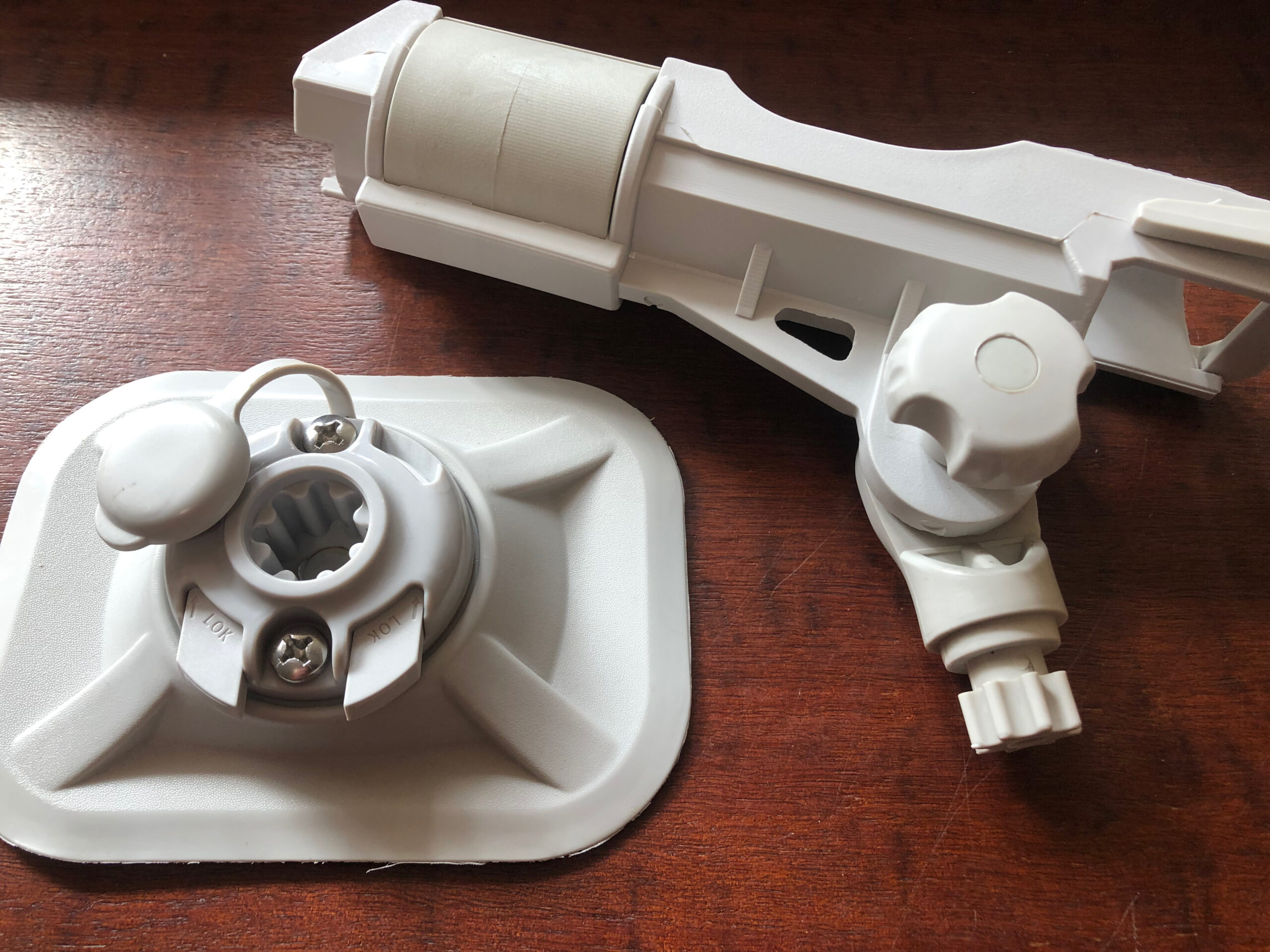 Fishing Rod Holder & Port for dinghy, inflatable boat or yacht tender