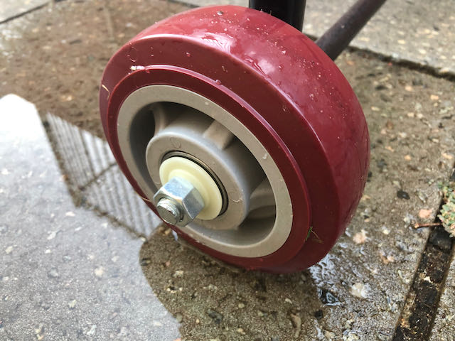 Strong wheels of outboard motor engine trolley (light duty)