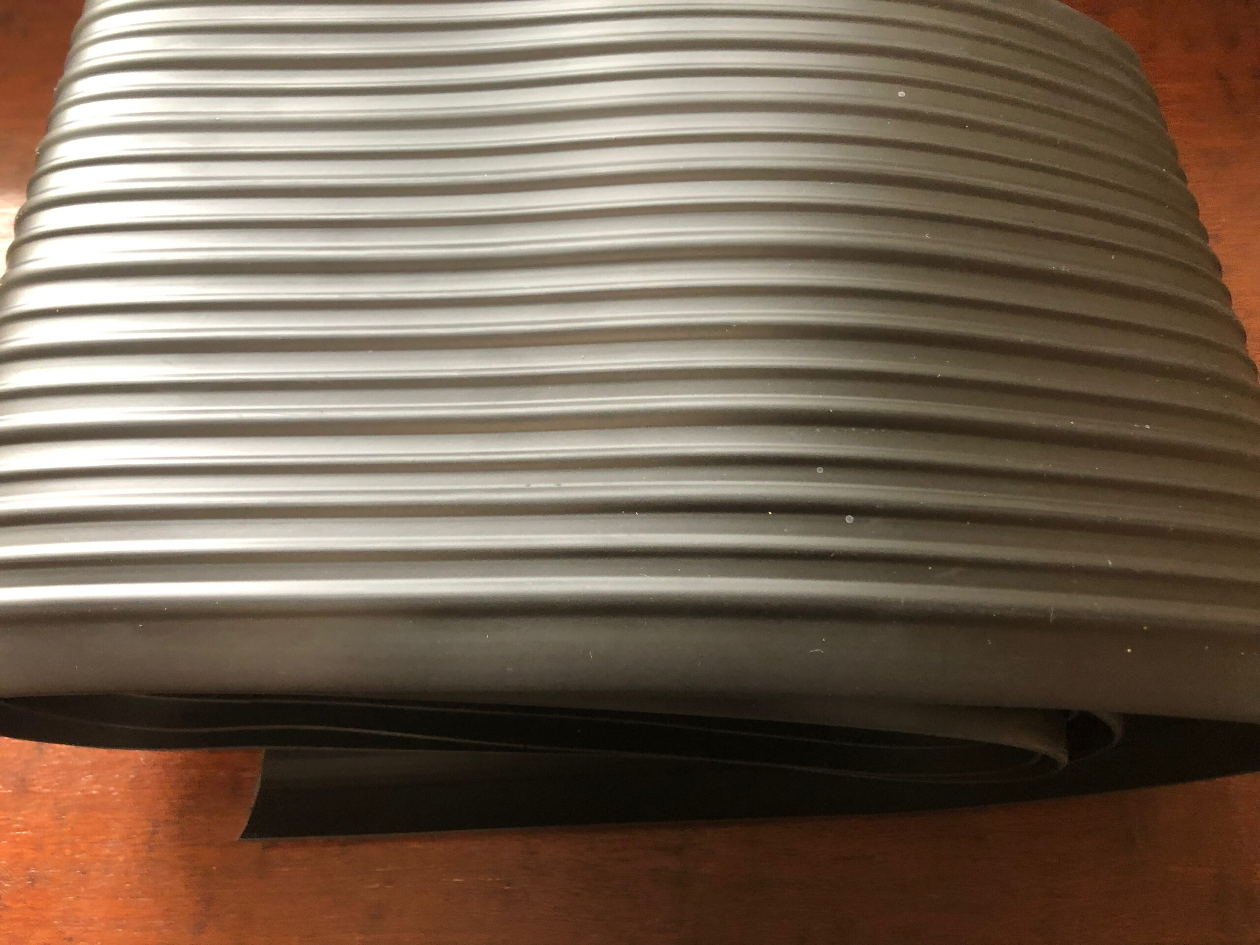 Rubber strip for dinghy or yacht tender underside protection