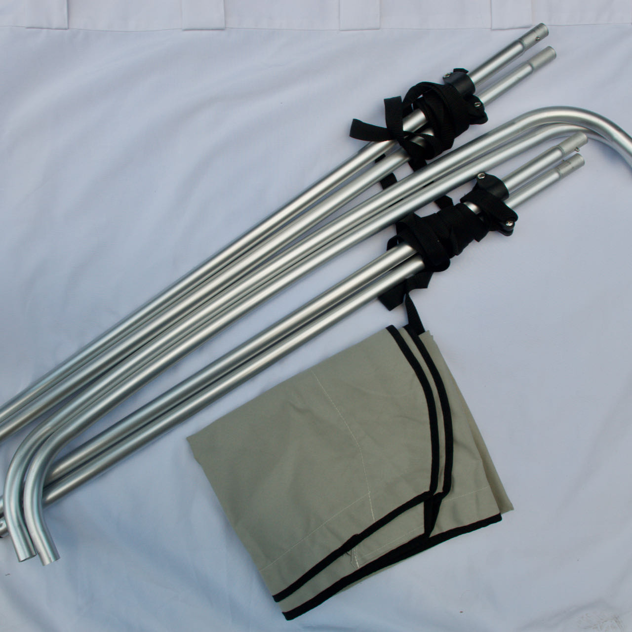 Inflatable dinghy canopy roof bimini