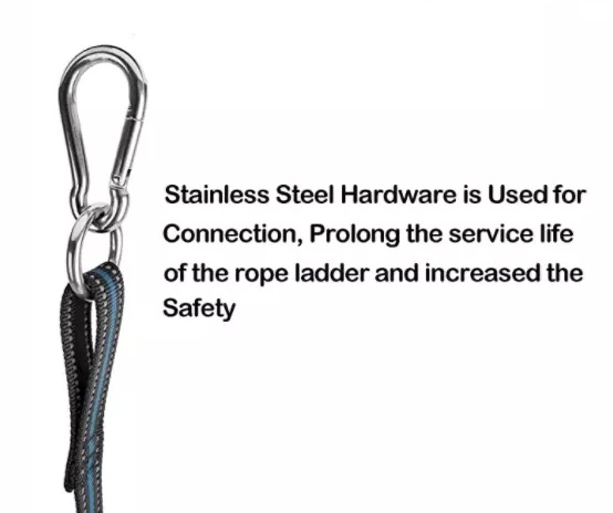 Rope Step Ladder for Dinghy or Inflatable Boat