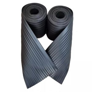 Rubber strip for dinghy or yacht tender underside protection