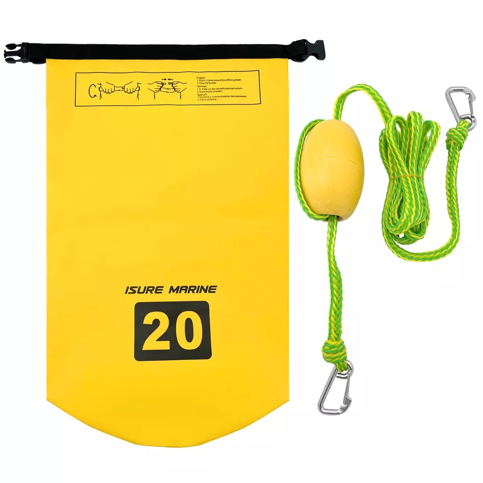 Dry bag and rope set